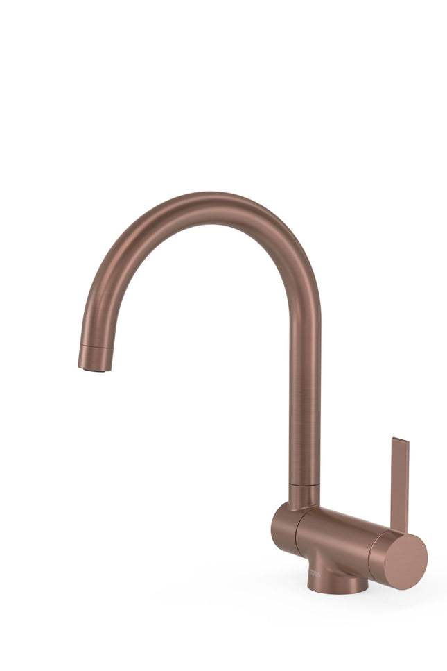 Single-lever kitchen mixer with folding spout-23033502VO