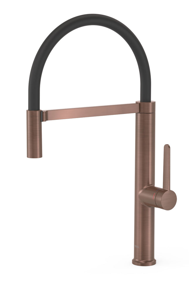 Single-lever kitchen mixer with flexible spout-23048701VO