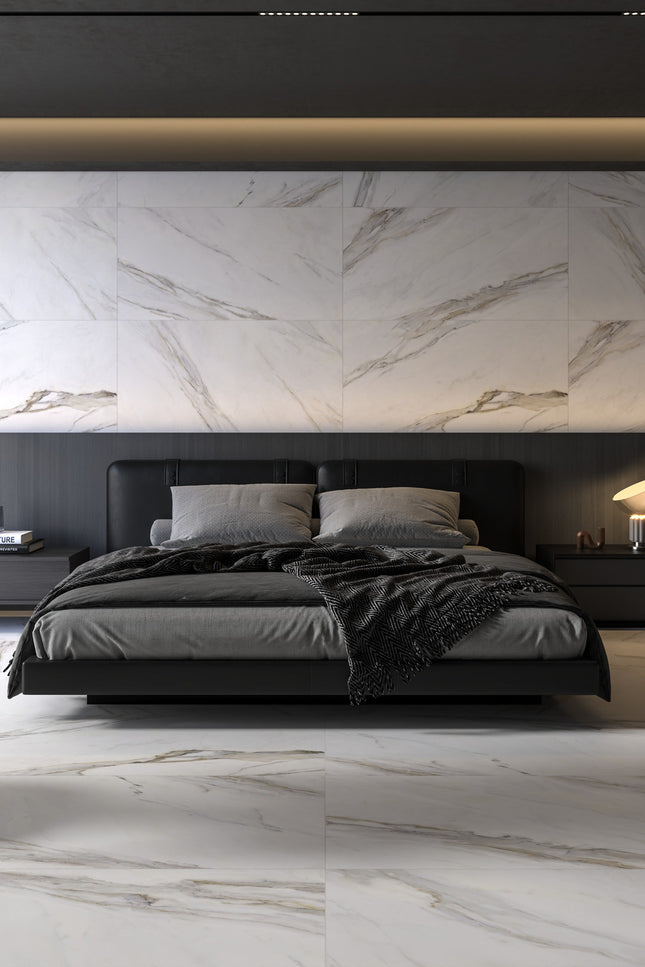 CALACATTA SUPERWHITE SATIN